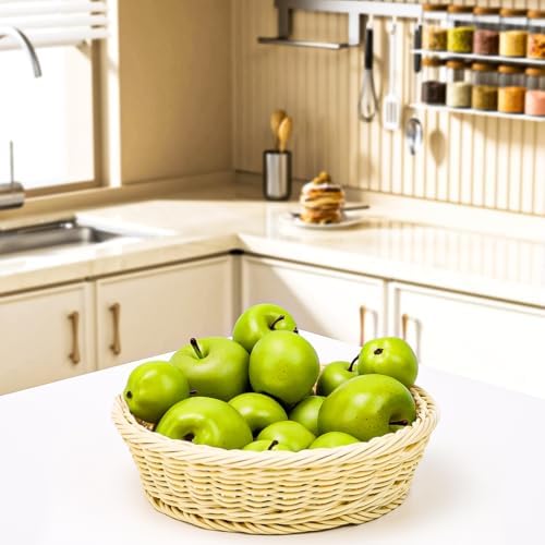 15Pcs Foam Artificial Green Apple Decorations