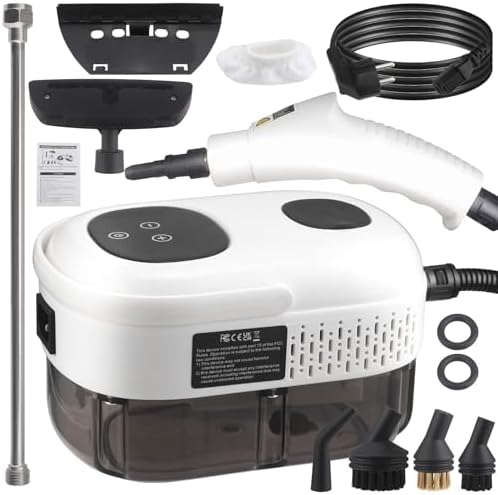 Handheld Steam Cleaner 2500W 1100ml Tank 6-Gear Adjustable