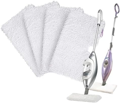 4 Pack Microfiber Steam Mop Pads for Shark S3500 Series