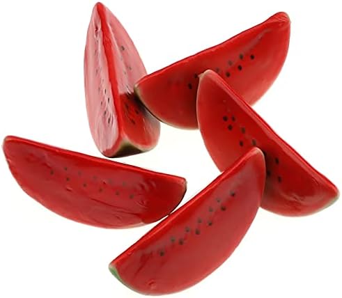 Gresorth 2pcs Artificial Watermelon Slice Decor