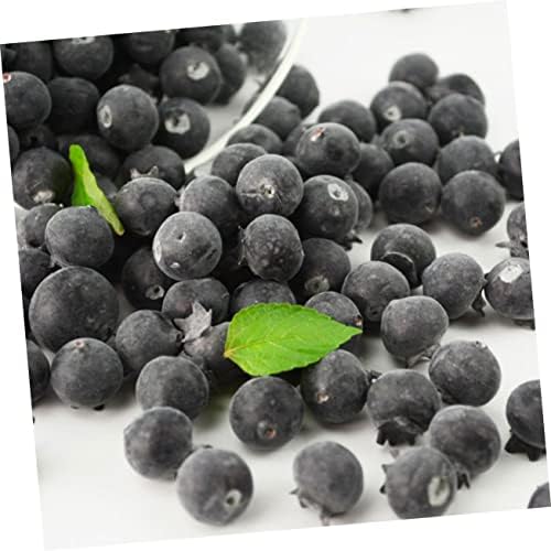PRETYZOOM 30pcs Lifelike Artificial Blueberries for Home Decor