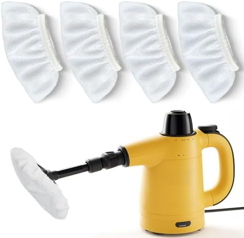4 PCS Universal Steam Mop Pads for Handheld Steam Cleaners