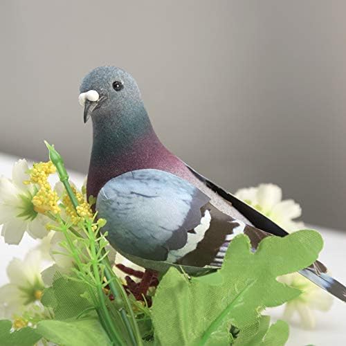 JIANWEI 1pc Simulation Pigeon Artificial Model Decoration