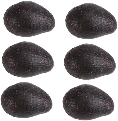 Vaguelly 6Pcs Lifelike Avocado Props for Home Decoration