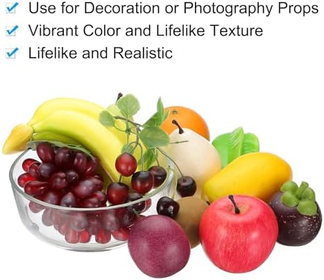 PATIKIL 2 Pcs Artificial Cherry Tomato for Home Decoration