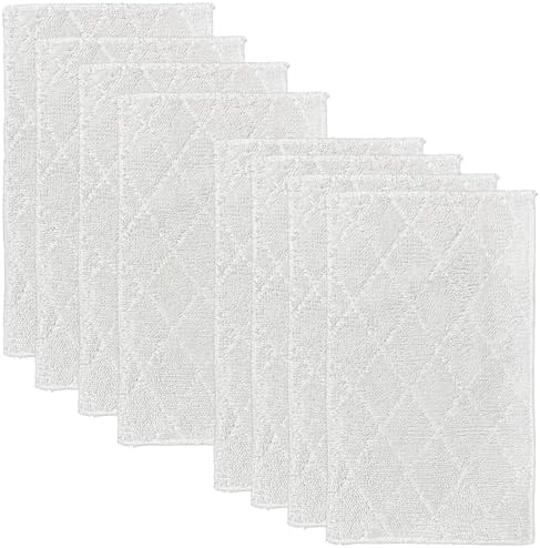 Planially Light N Easy Steam Mop Pads 8 Pack Replacement Reusable