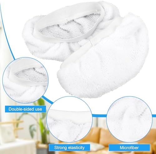 12 Pack Steam Mop Pads for Handheld Steam Cleaner
