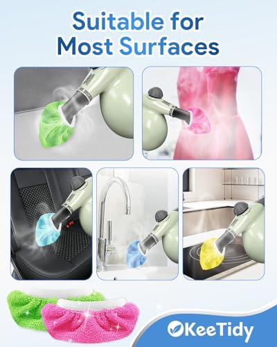 KeeTidy Universal Steam Mop Pads 14 Pack Reusable
