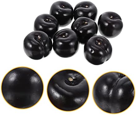 8Pcs Artificial Plum Models for Home and Kitchen Decor