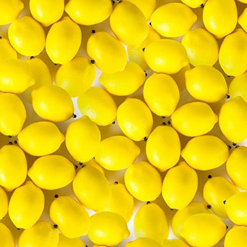 Cindeer Artificial Lemon Decorations 60 Pcs
