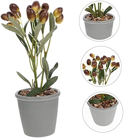 Realistic Artificial Fruit Bonsai Pot Decor