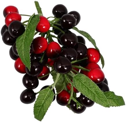 Realistic Cherry Ornaments for Home Decor