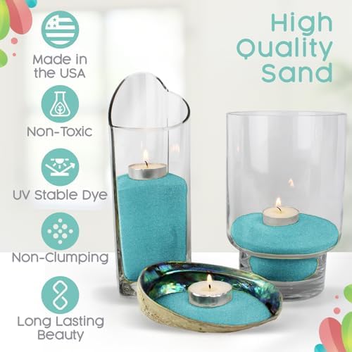 Tropic Blue Unity Sand for Weddings and Decor