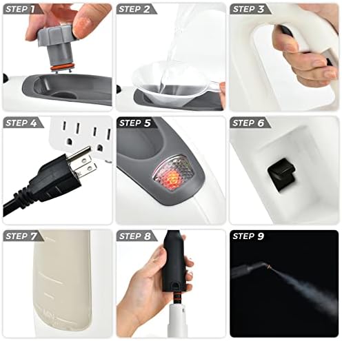 GOFLAME 1400W Handheld Steam Cleaner with 17 Accessories