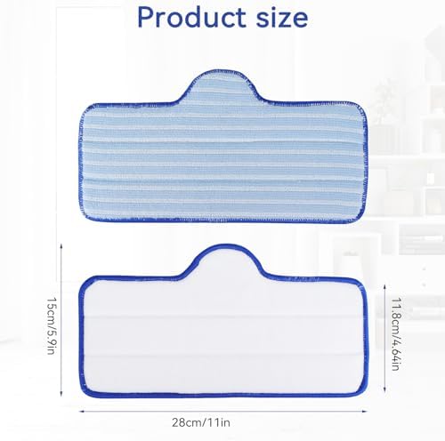 Steam Mop Pads for Dupray Neat Steam Cleaner - 12 Pack Reusable
