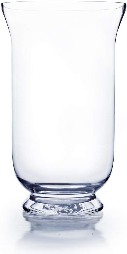 WGV Unique Bouquet Vase Clear Hurricane Glass Candle Holder