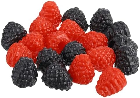 Uxcell 20pcs Artificial Raspberry Realistic Photography Props