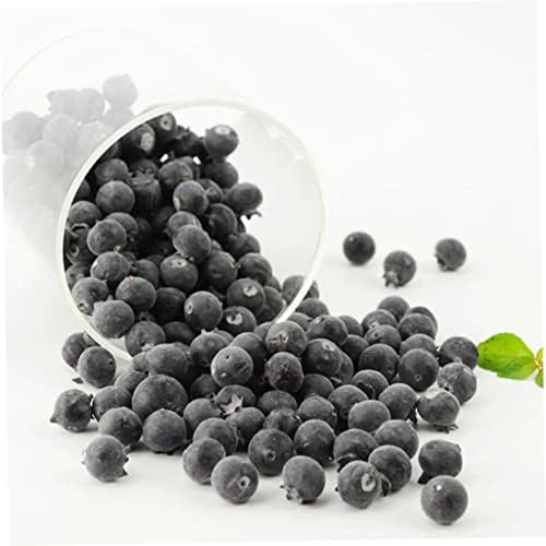 PRETYZOOM 30pcs Lifelike Artificial Blueberries for Home Decor
