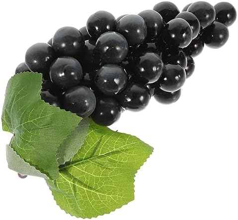 PRETYZOOM 3Pcs Simulated Grape String Artificial Fruit for Home and Photography