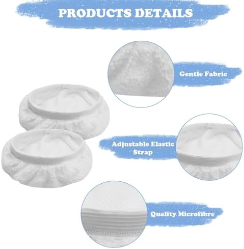 10Pcs Steam Mop Pads for Handheld Steam Cleaner Universal Microfiber Cloths