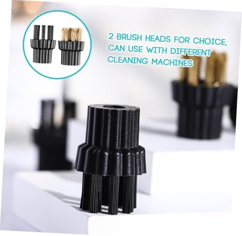 Happyyami 10PCS Steam Mop Brush Head Set for Hard Surfaces