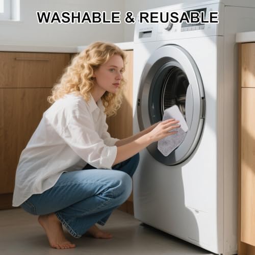 6 Pack Microfiber Steam Mop Pads for ScrubWiz Series