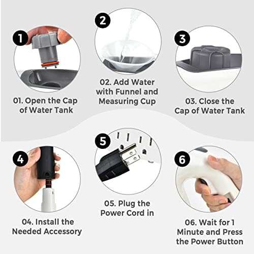 GOFLAME 1400W Handheld Steam Cleaner with 17 Accessories
