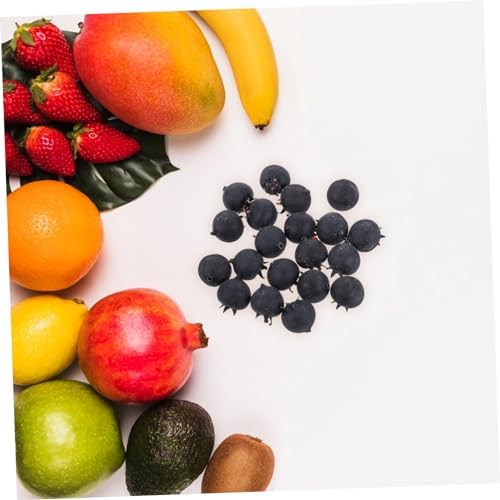 IMIKEYA 40 Pcs Artificial Blueberry Decorations