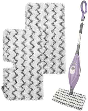 2 Pack Steam Mop Replacement Pads Compatible with Shark Steam Mop