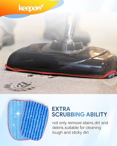 KEEPOW Replacement Microfiber Steam Mop Pads for McCulloch MC1375 MC1385 33 Pack