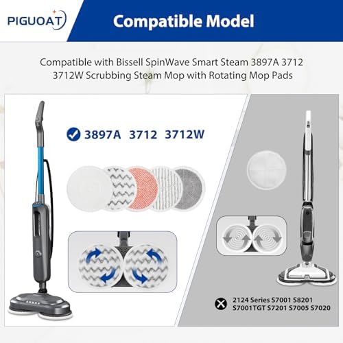 PIGUOAT 10 Pack 3897A Replacement Mop Pads
