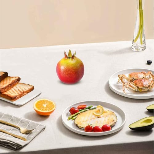 Realistic Simulated Pomegranate Fruit Ornament 299In Plastic Decor