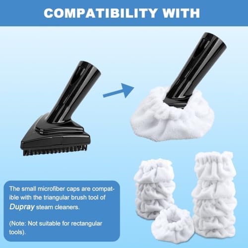 LVOERTUIG Steam Mop Pads for Handheld Steam Cleaner 10pcs