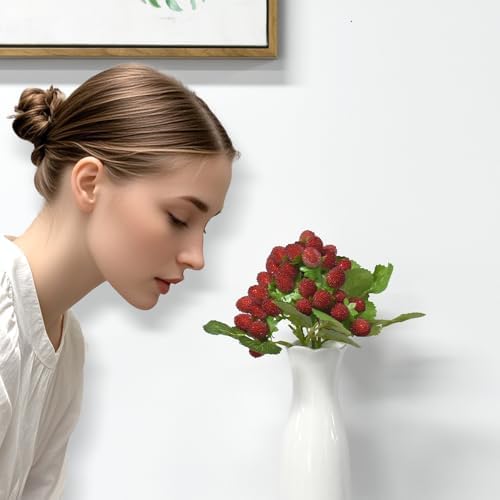 Artificial Bayberry Bouquet 4 Pack Red