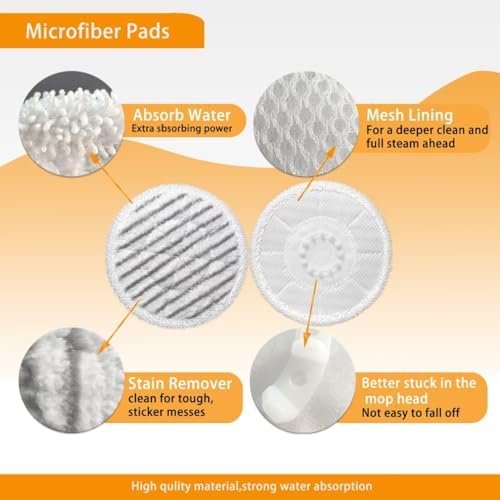 Replacement Steam Mop Pads for Shark S7000 Series