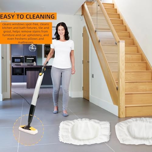 Reusable Mop Pads Replacement for Oreck Steamer Mop 2 Pack