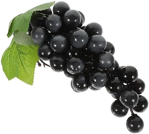 PRETYZOOM 3Pcs Simulated Grape String Artificial Fruit for Home and Photography