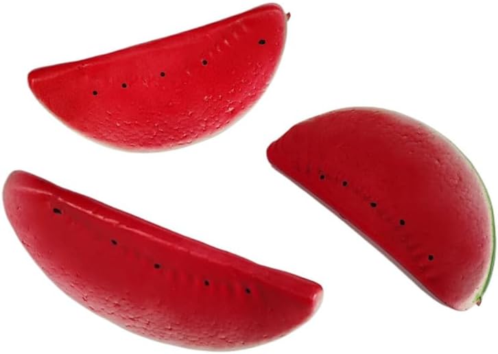 Ebonee Realistic Artificial Watermelon Slices 3 Pack