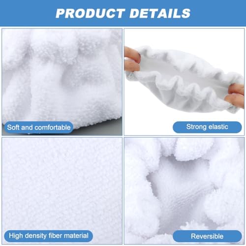 LVOERTUIG Steam Mop Pads for Handheld Steam Cleaner 10pcs