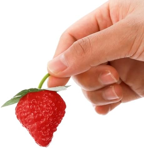 ZEAYEA 80 Piece Artificial Strawberries Decor
