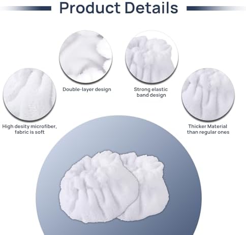 10 Pack Microfiber Cloths for Dupray Steam Cleaner