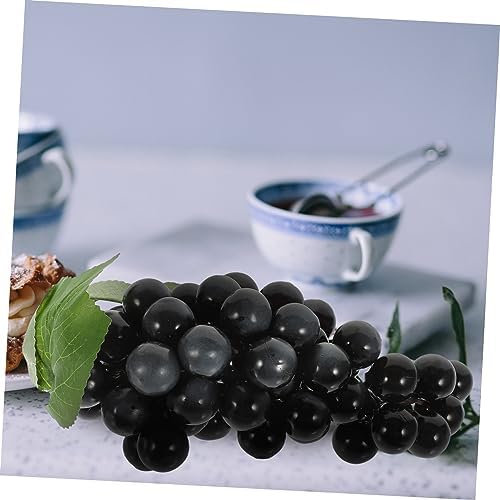 PRETYZOOM 3Pcs Simulated Grape String Artificial Fruit for Home and Photography