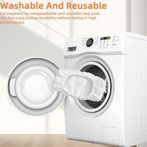 Reusable Mop Pads Replacement for Oreck Steamer Mop 2 Pack