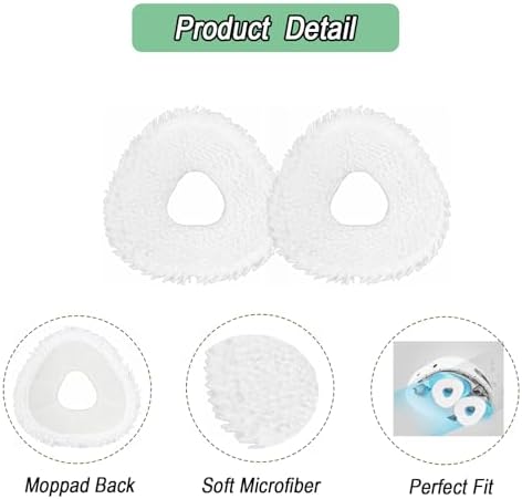 6 Pcs Replacement Mop Pads for Narwal Freo X Ultra Robot Vacuum