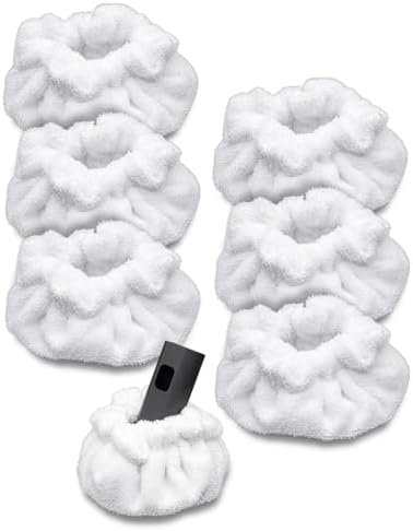 Steam Cleaner Triangle Bonnets 6 Pack Reusable for Dupray Neat Steam Cleaner