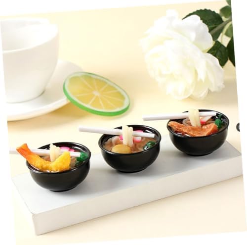KICHOUSE 3pcs Pasta Display Artificial Shrimp Props