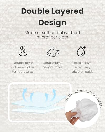 RunnoClean Steam Cleaner Triangle Bonnets 3 Pack