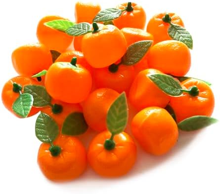 20pcs Realistic Artificial Orange Decorative