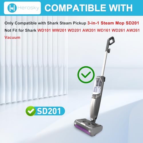 2PCS SD201 Roller Brush for Shark Steam Mop 3-in-1