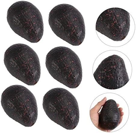 PRETYZOOM 6pcs Realistic Fake Avocados Artificial Fruit Decor